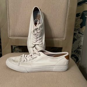 💐 Frye women’s Low Ivy Lace leather Sneakers Shoes 9.5